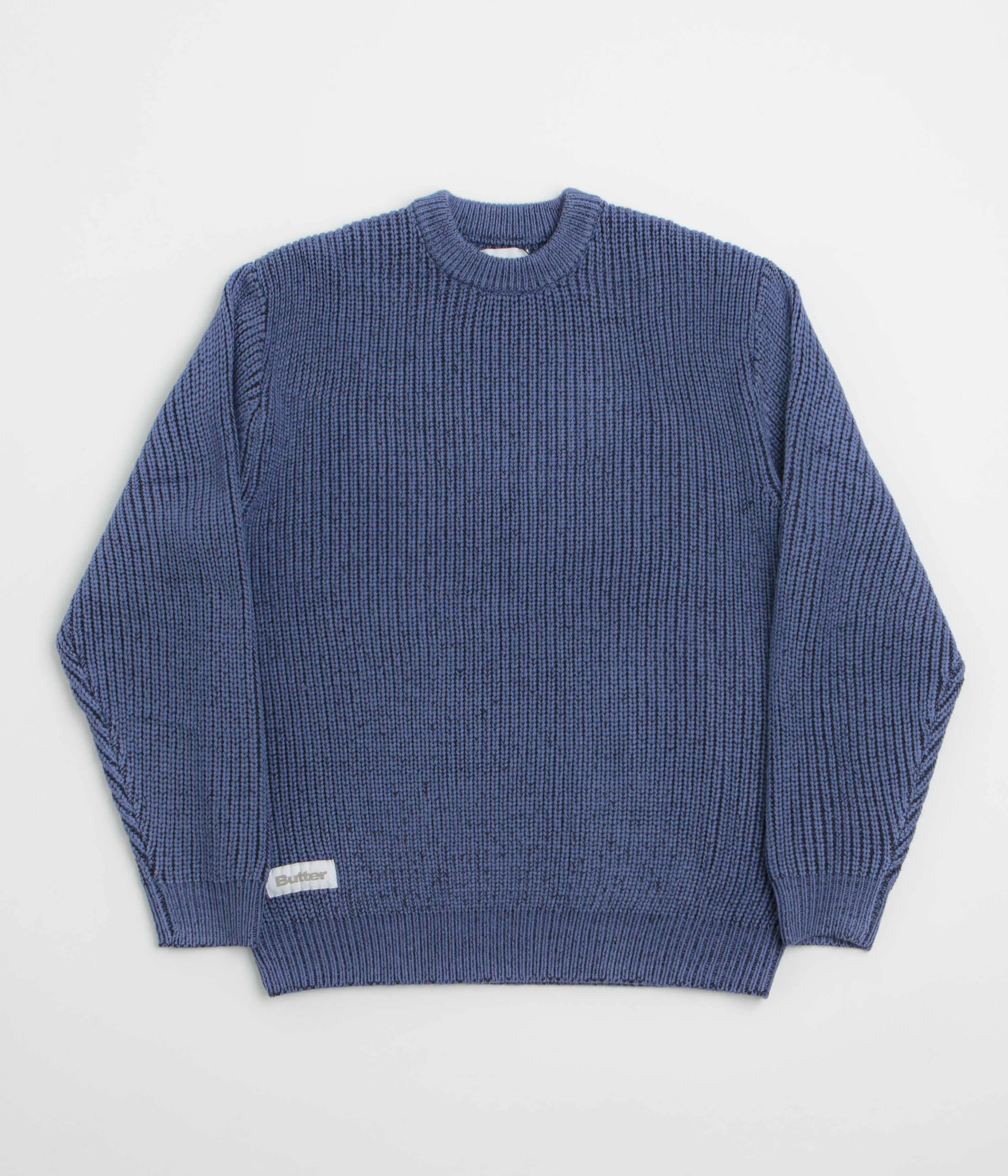 Convenient Butter Goods Drain Knit Sweatshirt - Midnight