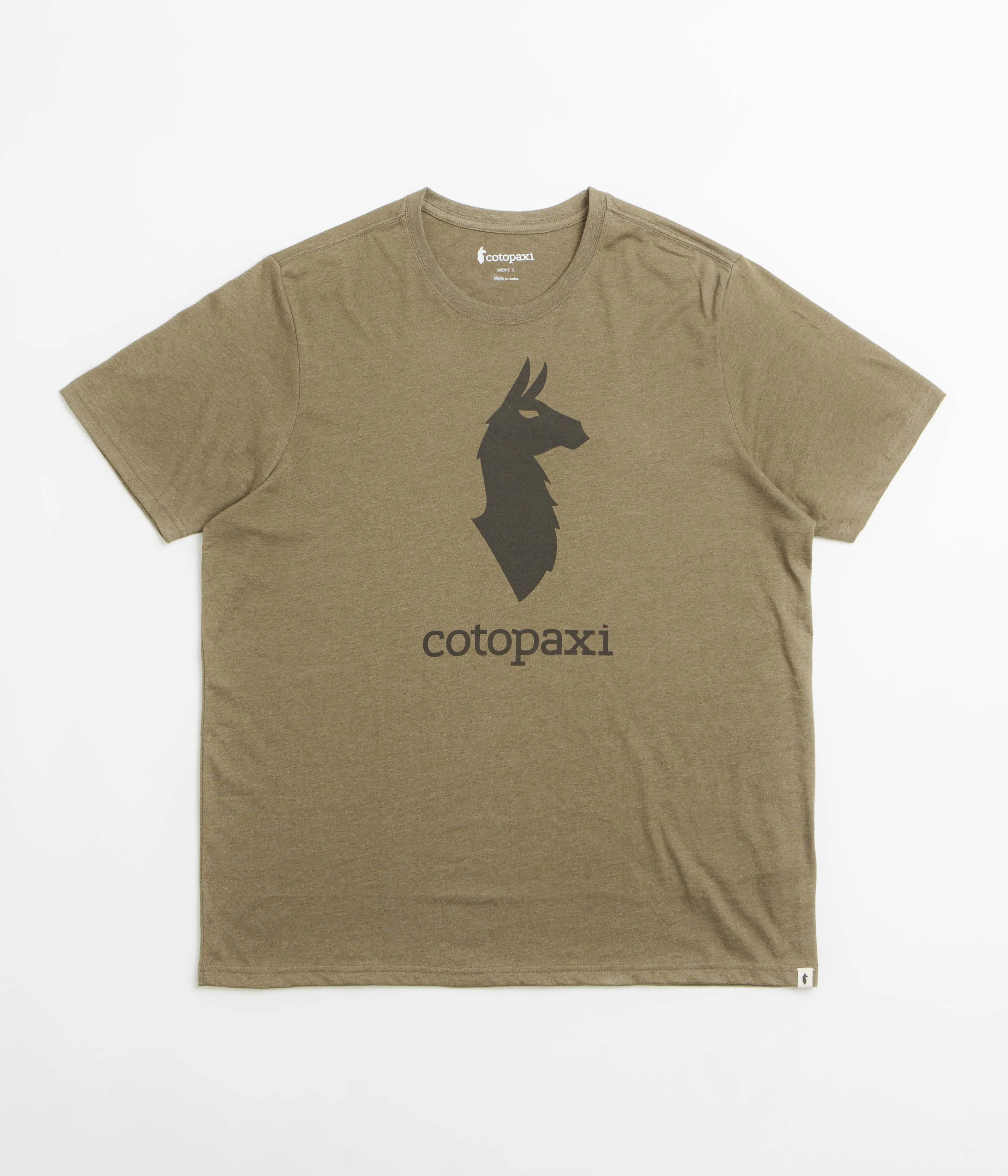 cutoff shorts silhouette Cotopaxi Llama T-Shirt - Live Oak