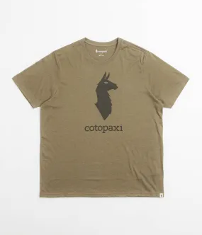 cutoff shorts silhouette Cotopaxi Llama T-Shirt - Live Oak