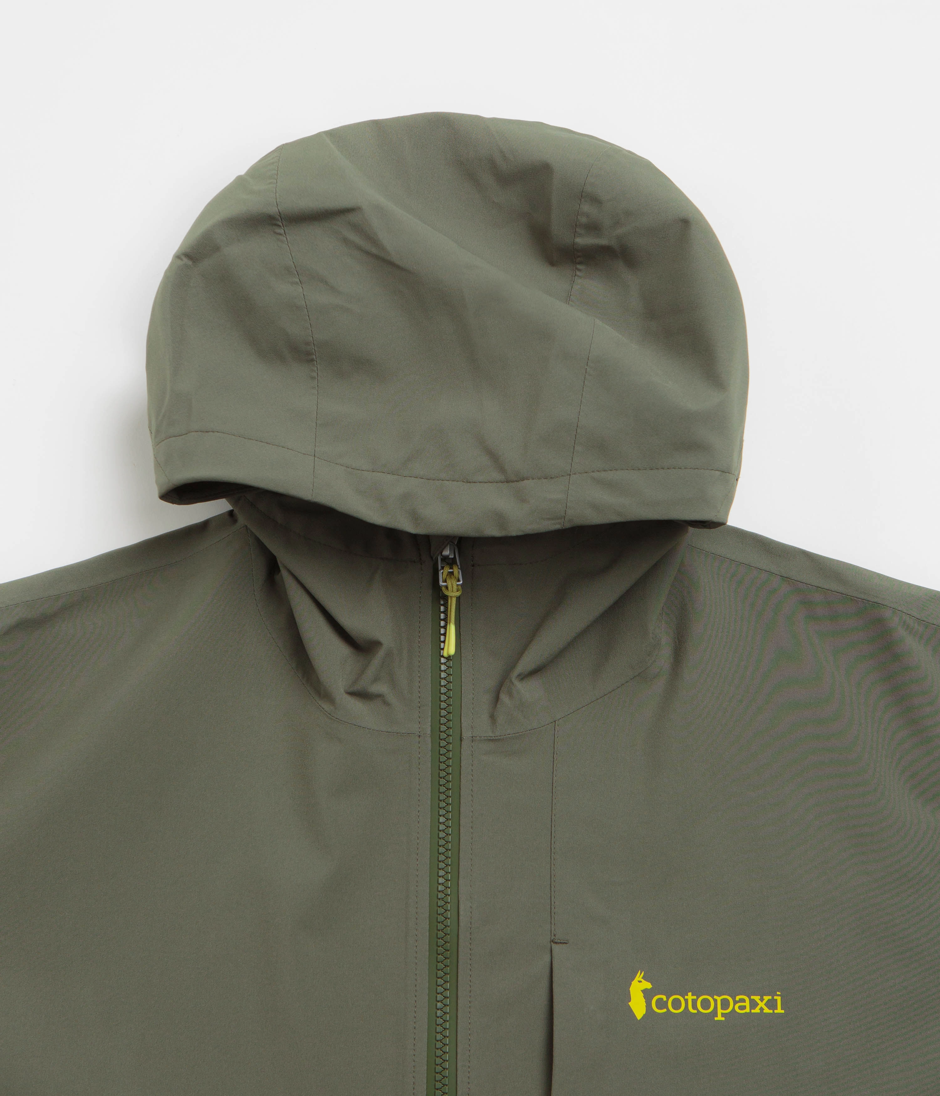 Windproof Construction Flexible Fit Cotopaxi Cielo Rain Jacket - Fatigue / Lemongrass