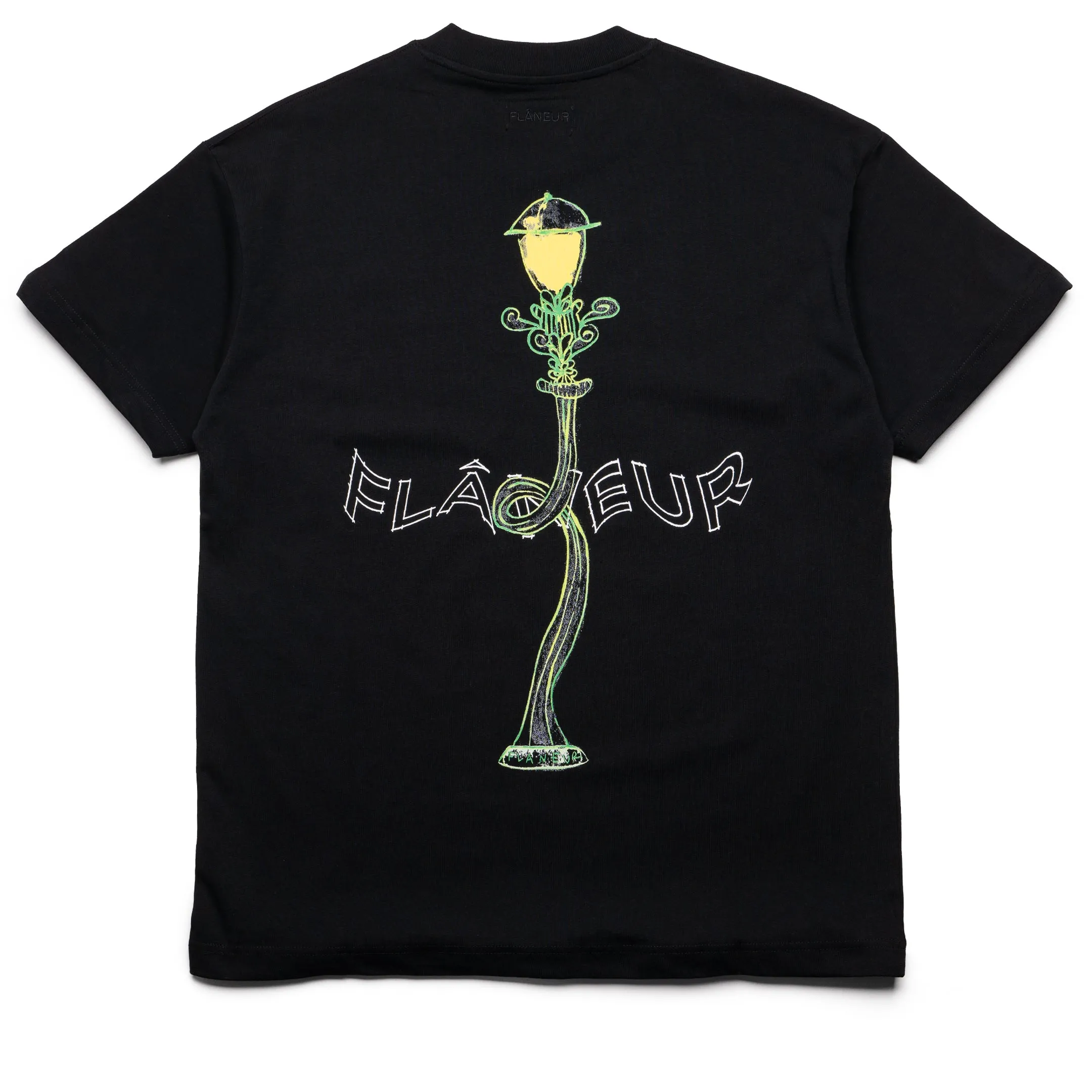 Short Length Flaneur Lantern Tee - Black