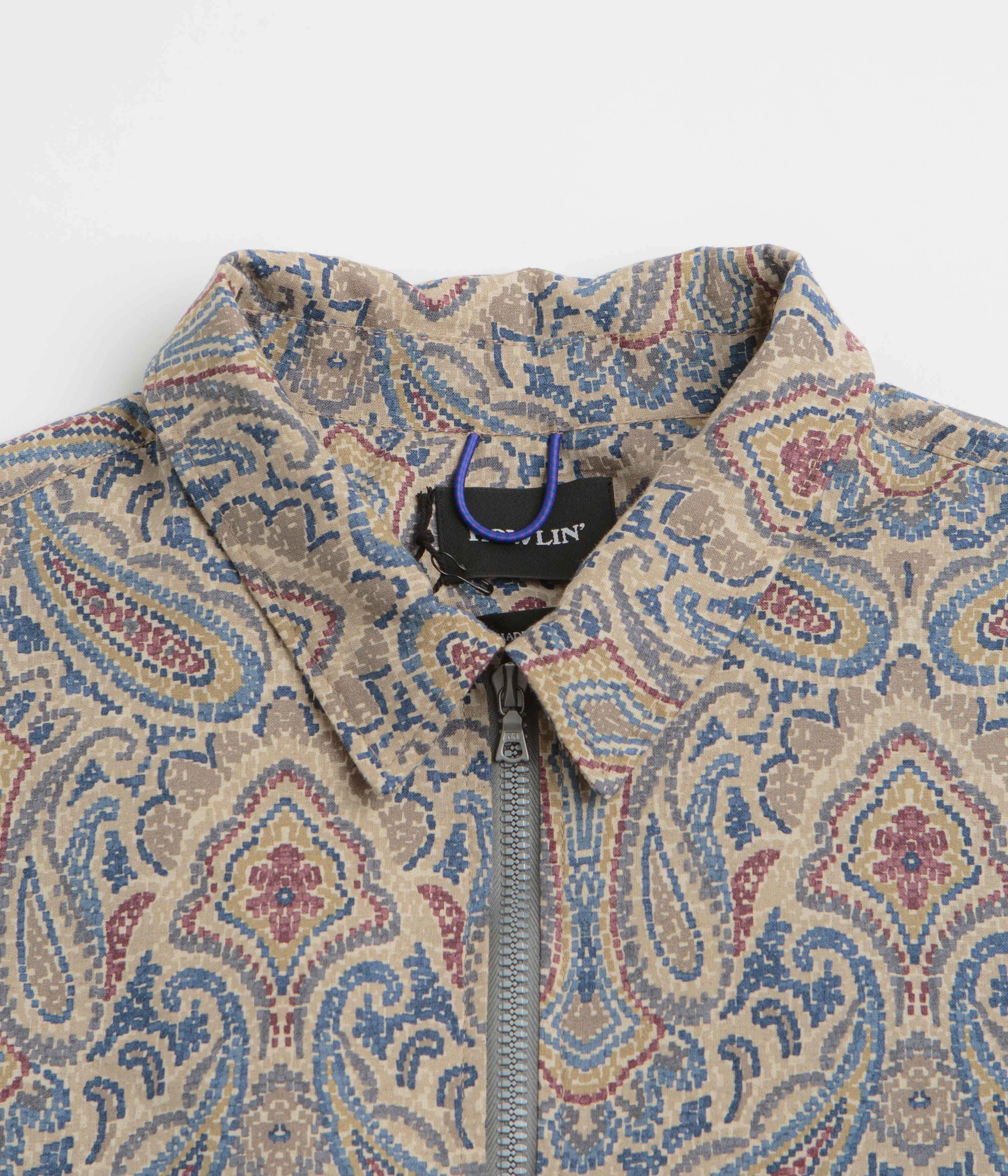 Altruism LightweightFabric Howlin' Boxy Swing Fantasy Jacket - Sand Psych Paisley