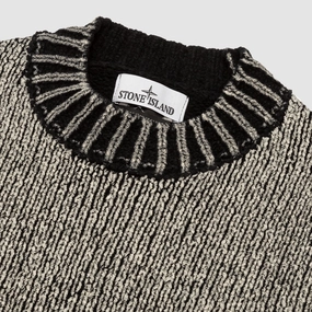 COTTON CHENILLE MOCK NECK SWEATER