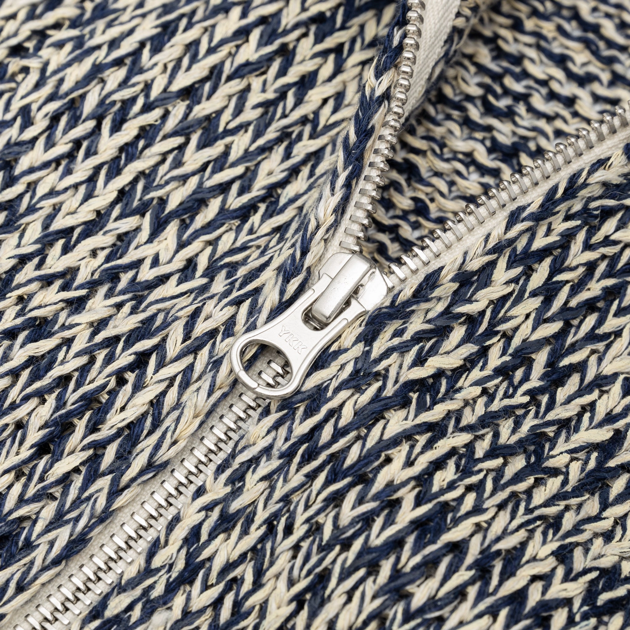 COTTON-LINEN-POLYESTER WITH RUBBERISED EFFECT MARINA SWEATER