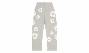 Cotton Wreath Baggy Sweatpants Grey "Grey"