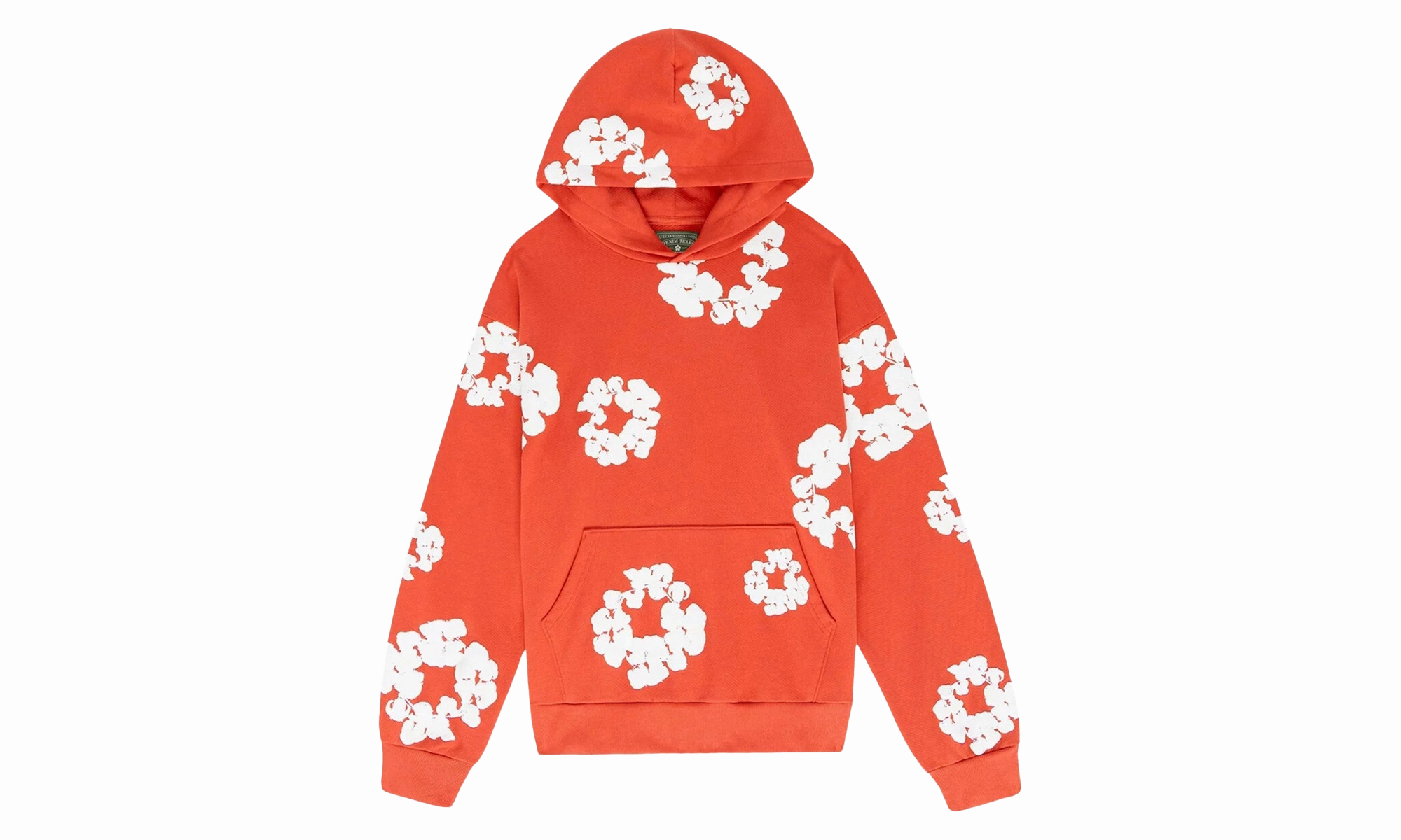 Cotton Wreath Hoodie "Orange"