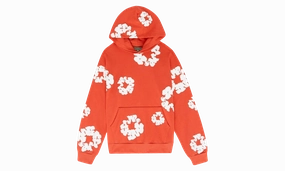 Cotton Wreath Hoodie "Orange"