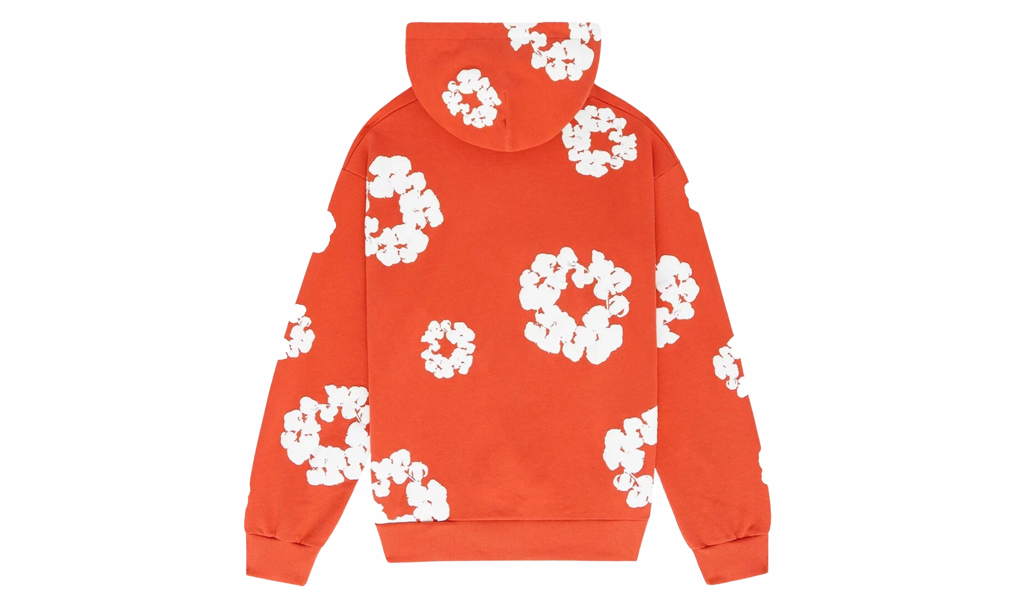 Cotton Wreath Hoodie "Orange"