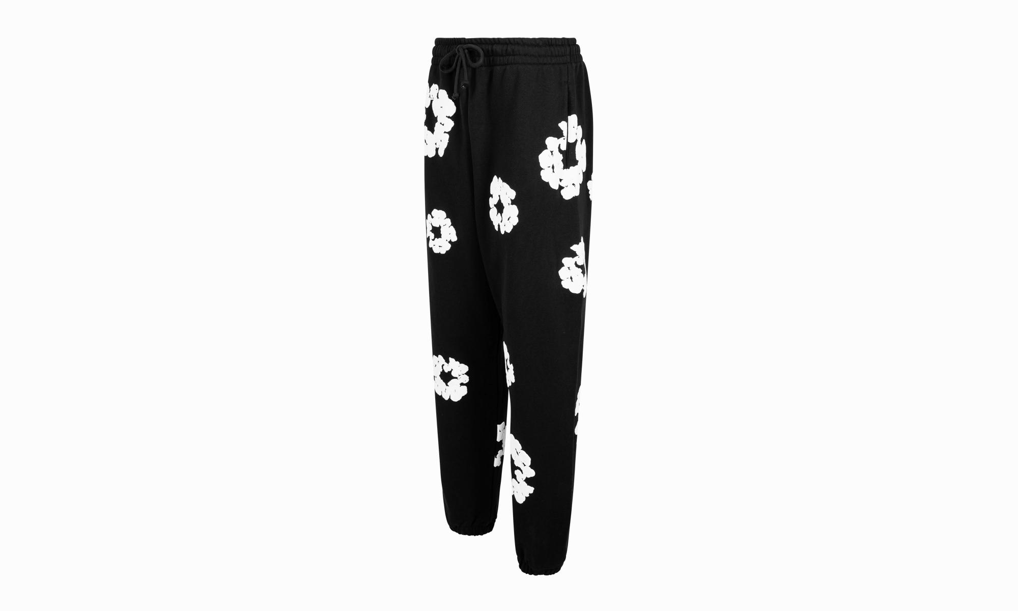 Cotton Wreath Sweatpants "Black"