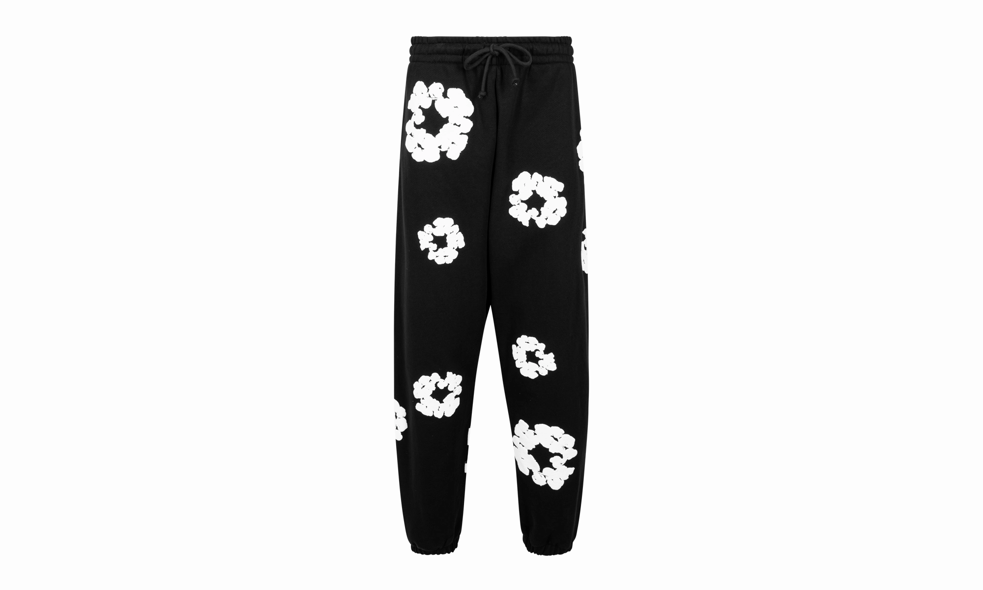 Cotton Wreath Sweatpants "Black"