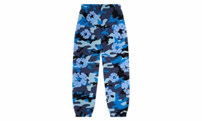 Cotton Wreath Sweatpants "Blue Camo"