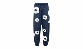 Cotton Wreath Sweatpants "Navy"