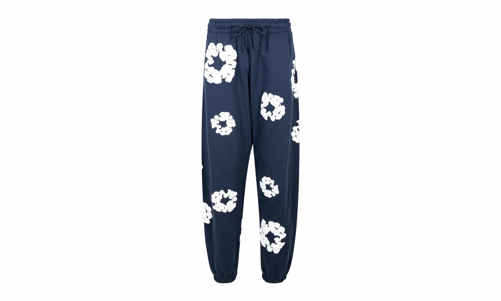 Cotton Wreath Sweatpants "Navy"