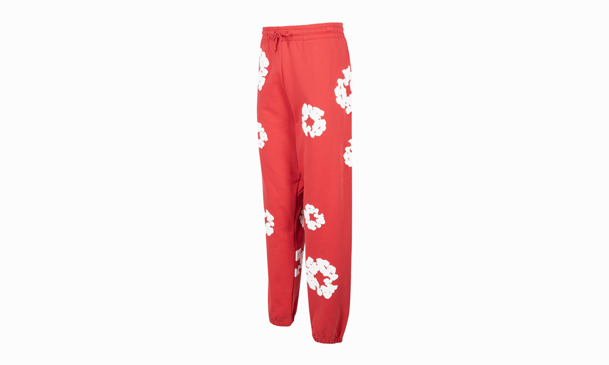 Cotton Wreath Sweatpants "Red"
