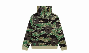 Cotton Wreath Zip Hoodie "Camo"