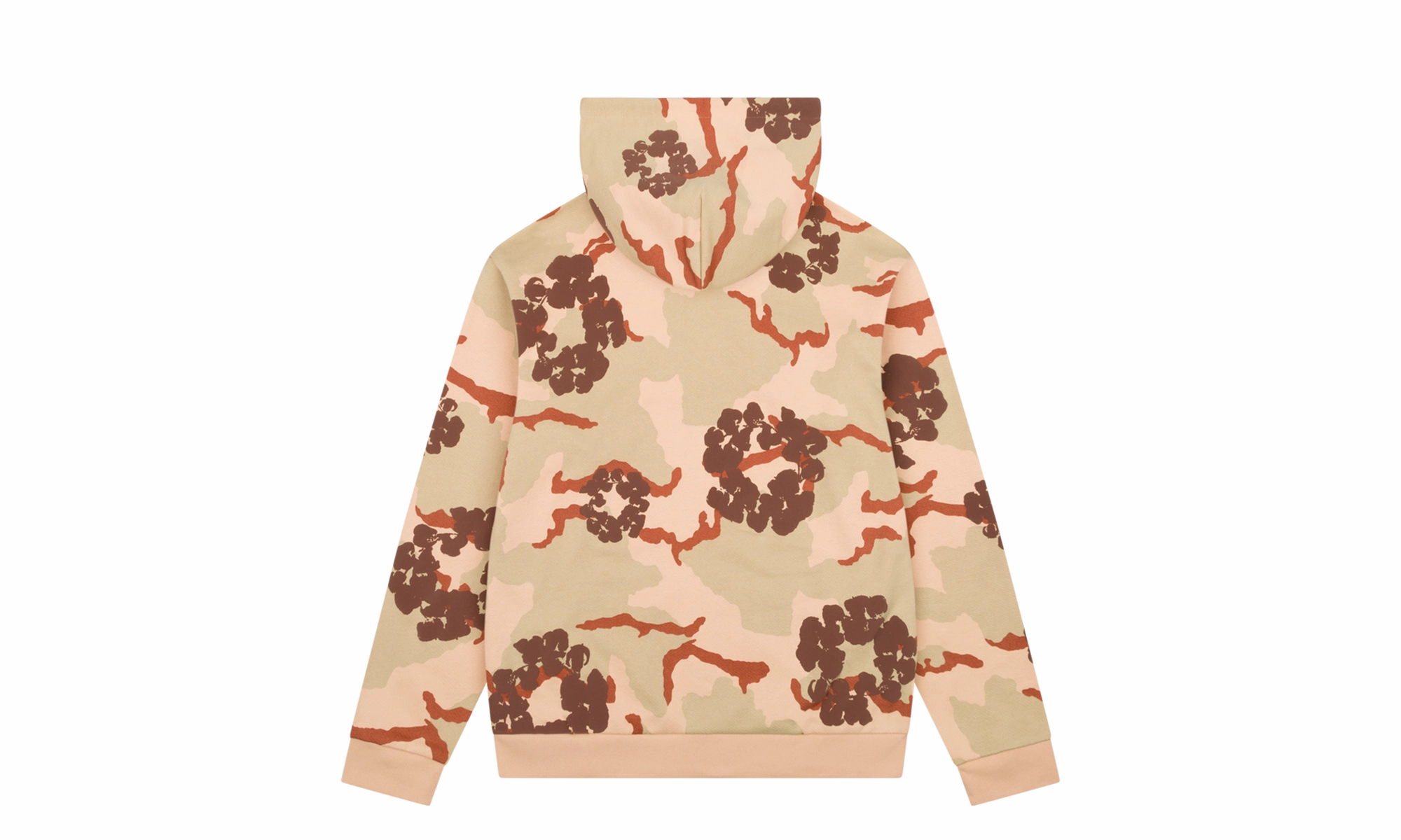 Cotton Wreath Zip Hoodie Tan "Tan Camo"