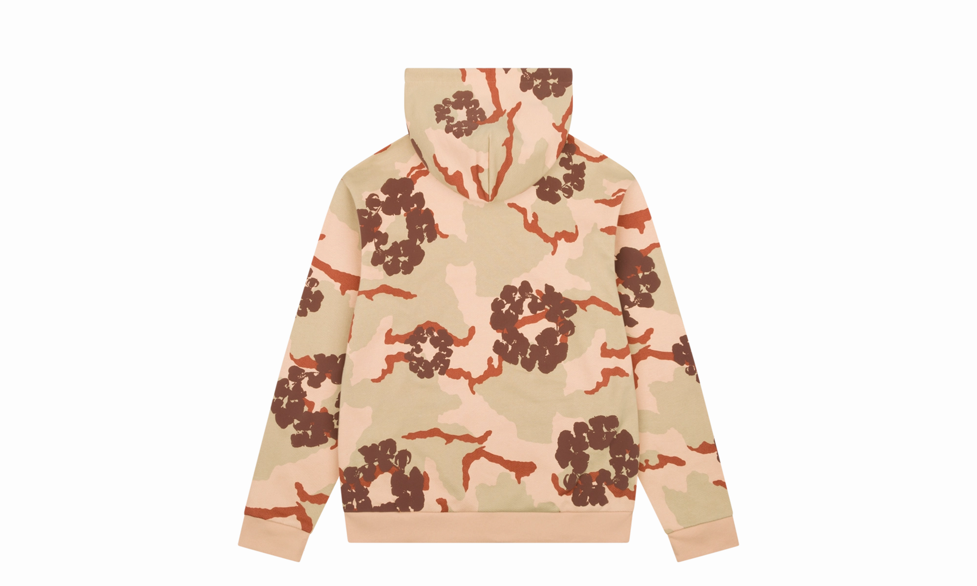 Cotton Wreath Zip Hoodie Tan "Tan Camo"