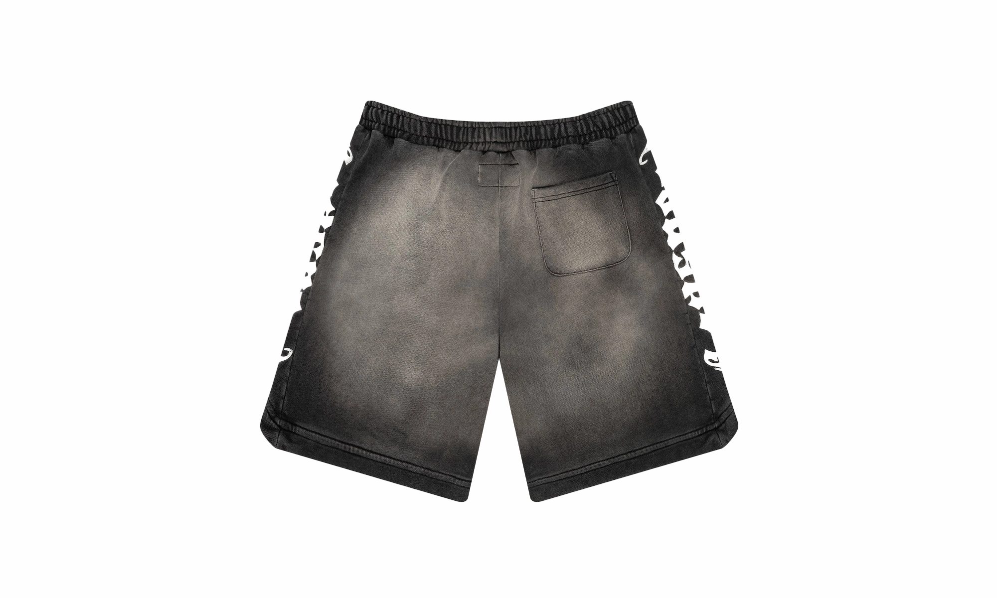 MoistureWicking Technology Light Wool CourtSide Shorts "Black Sun-Fade"