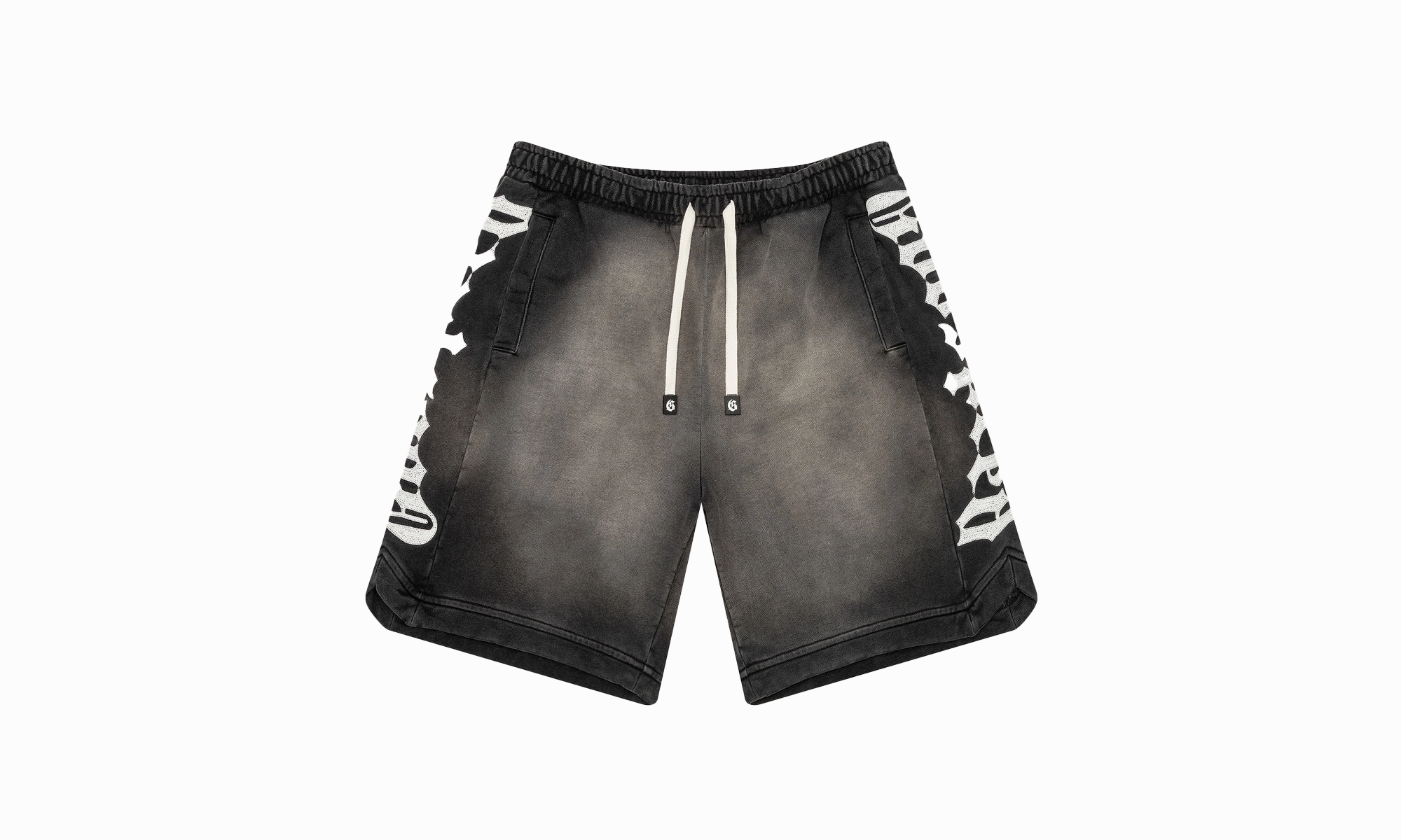 CourtSide Shorts "Black Sun-Fade" Lake Mood Push Edge