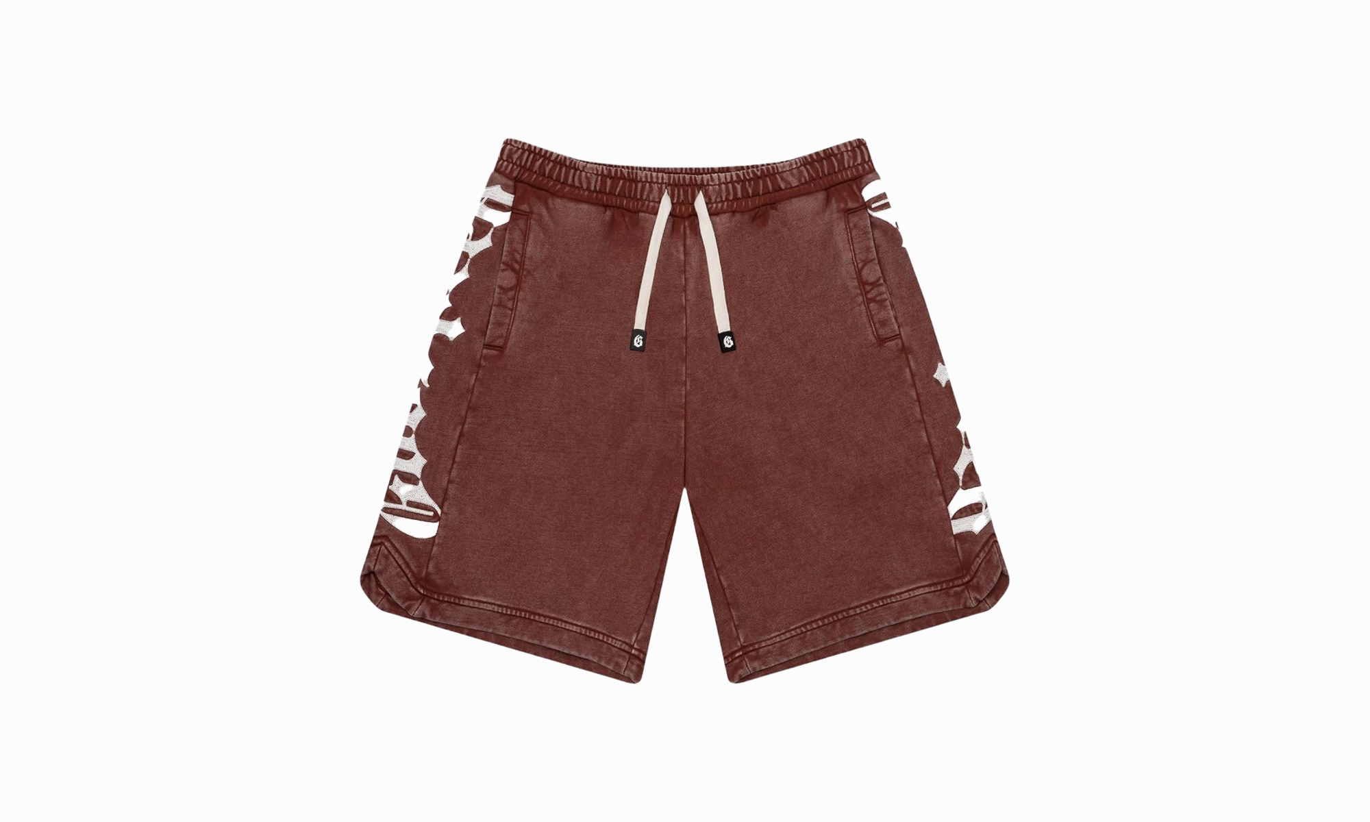 CourtSide Shorts "Mocha Wash" DoubleStitched Seams Organic Cotton