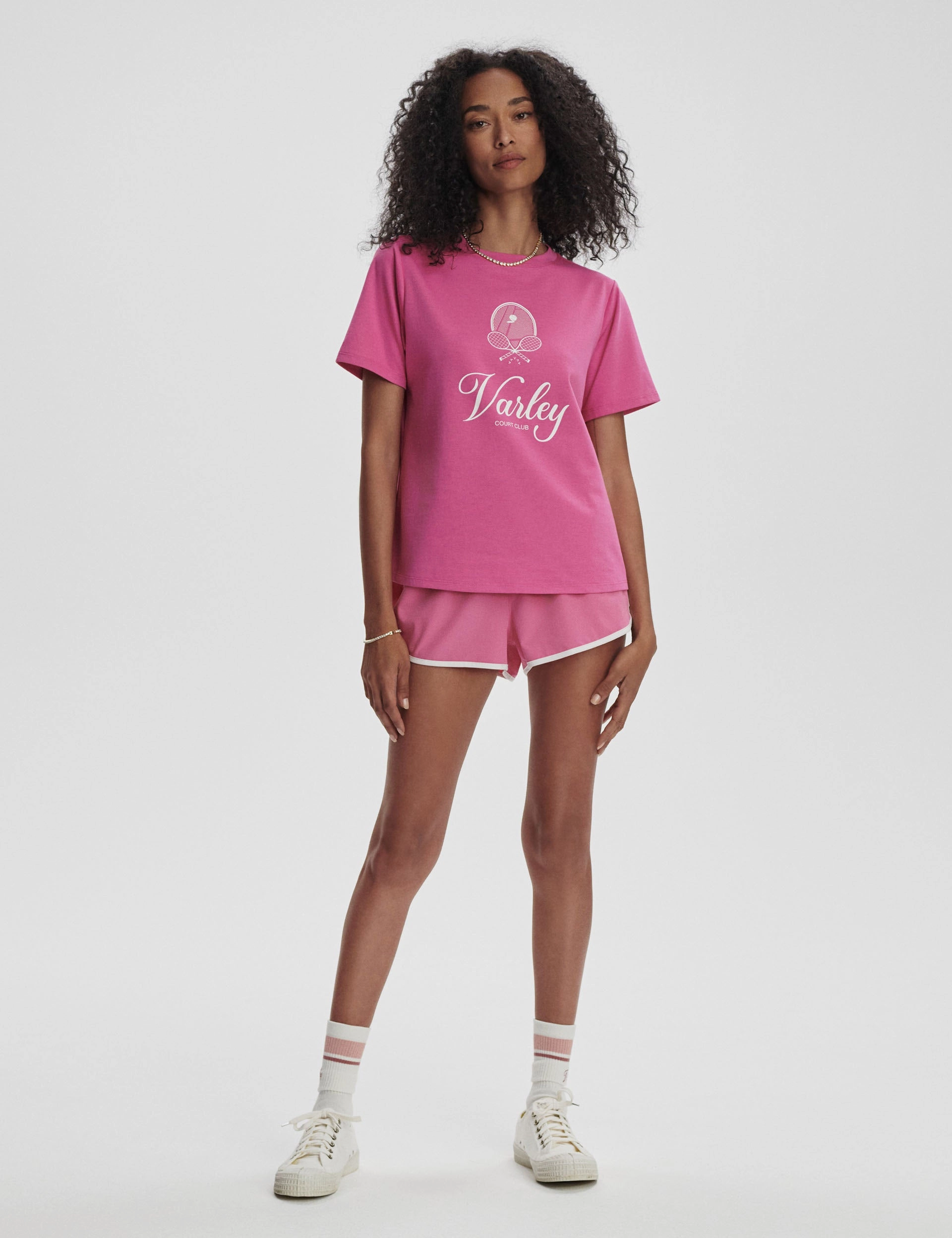 Coventry Branded Tee - Ibis Rose Padded Crease-resistant seams