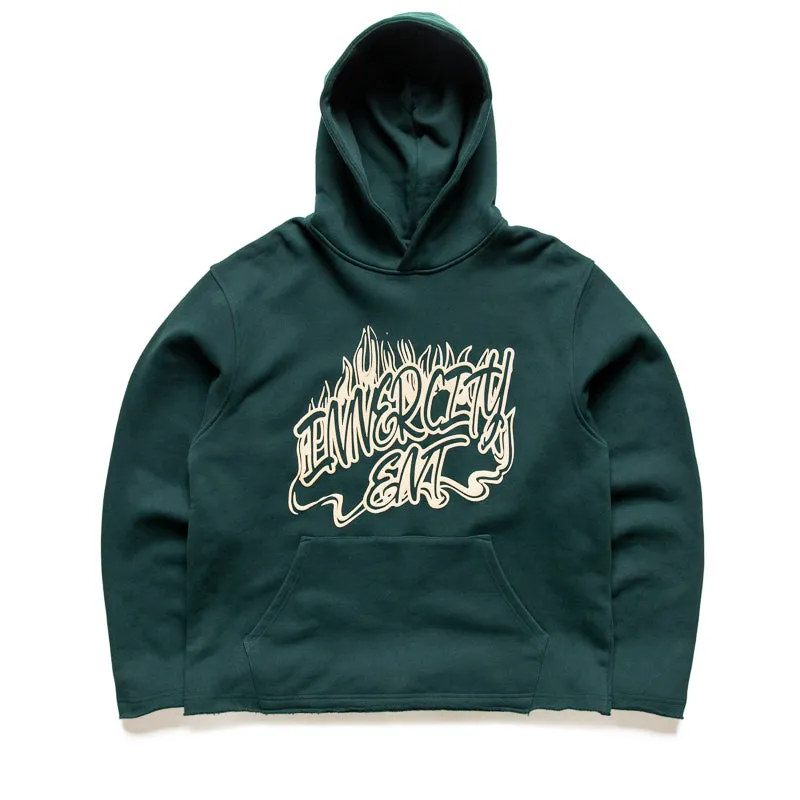 Stretch Knit Construction Formal Casual Honor The Gift Entertainment Hoodie - Green