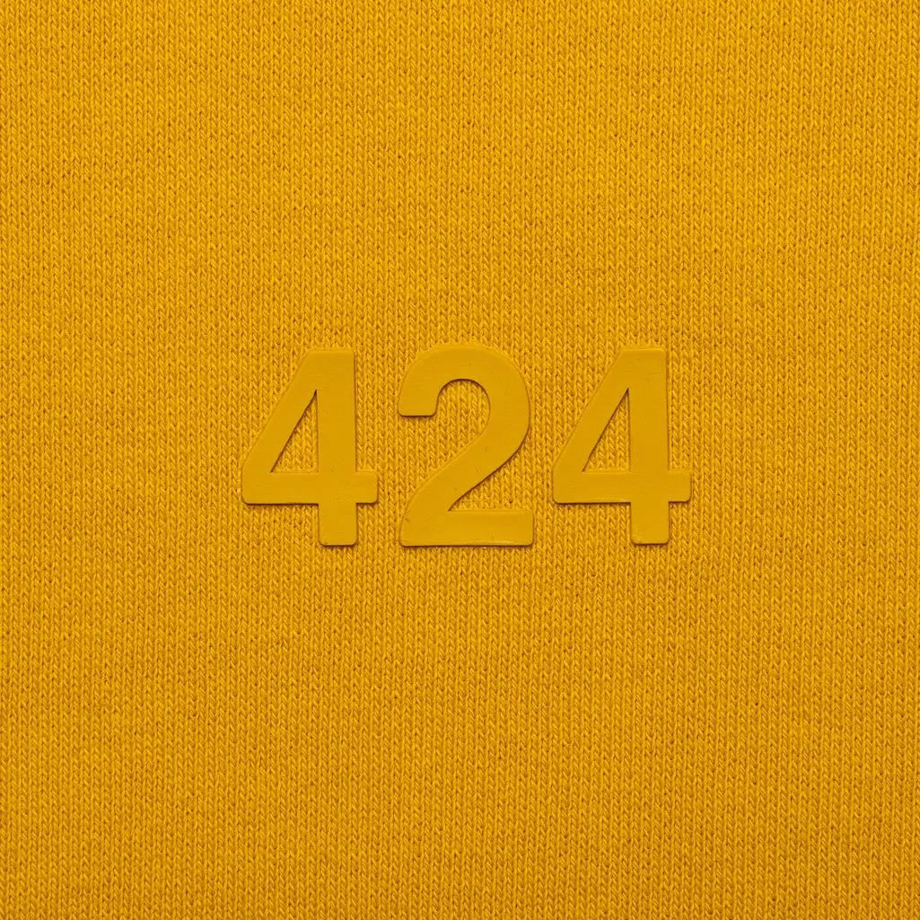 424 Hoodie - Yellow Athleisure Wear