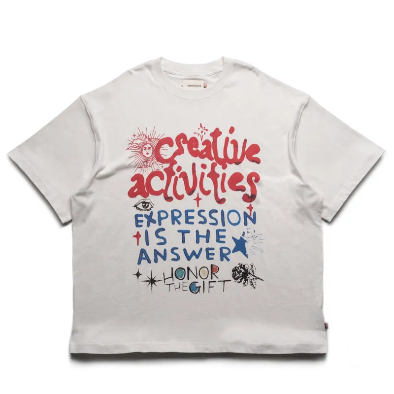 Honor The Gift Creative Activities Tee - Bone graduation