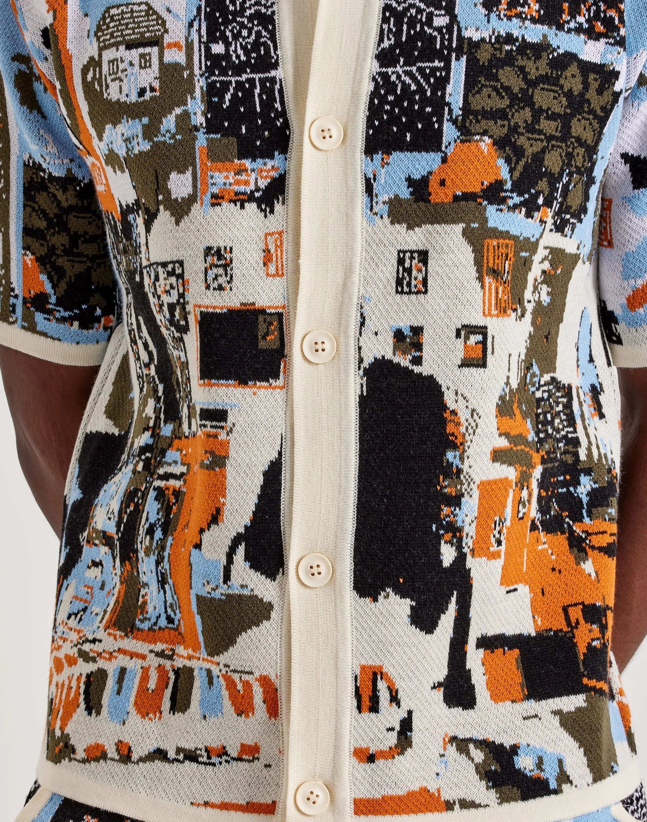 Digital Glow Chapter By Kohli One In A Million Knit Button Shirt