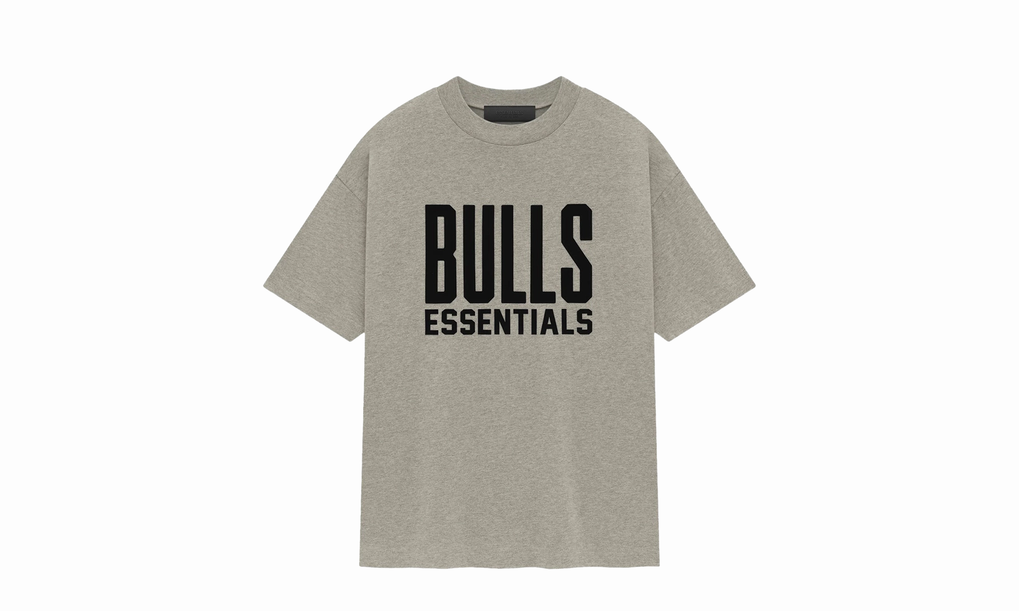 clean look Body Free FOG x ESSENTIALS x NBA Mens Chicago Bulls Tee "Grey"