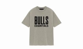 clean look Body Free FOG x ESSENTIALS x NBA Mens Chicago Bulls Tee "Grey"