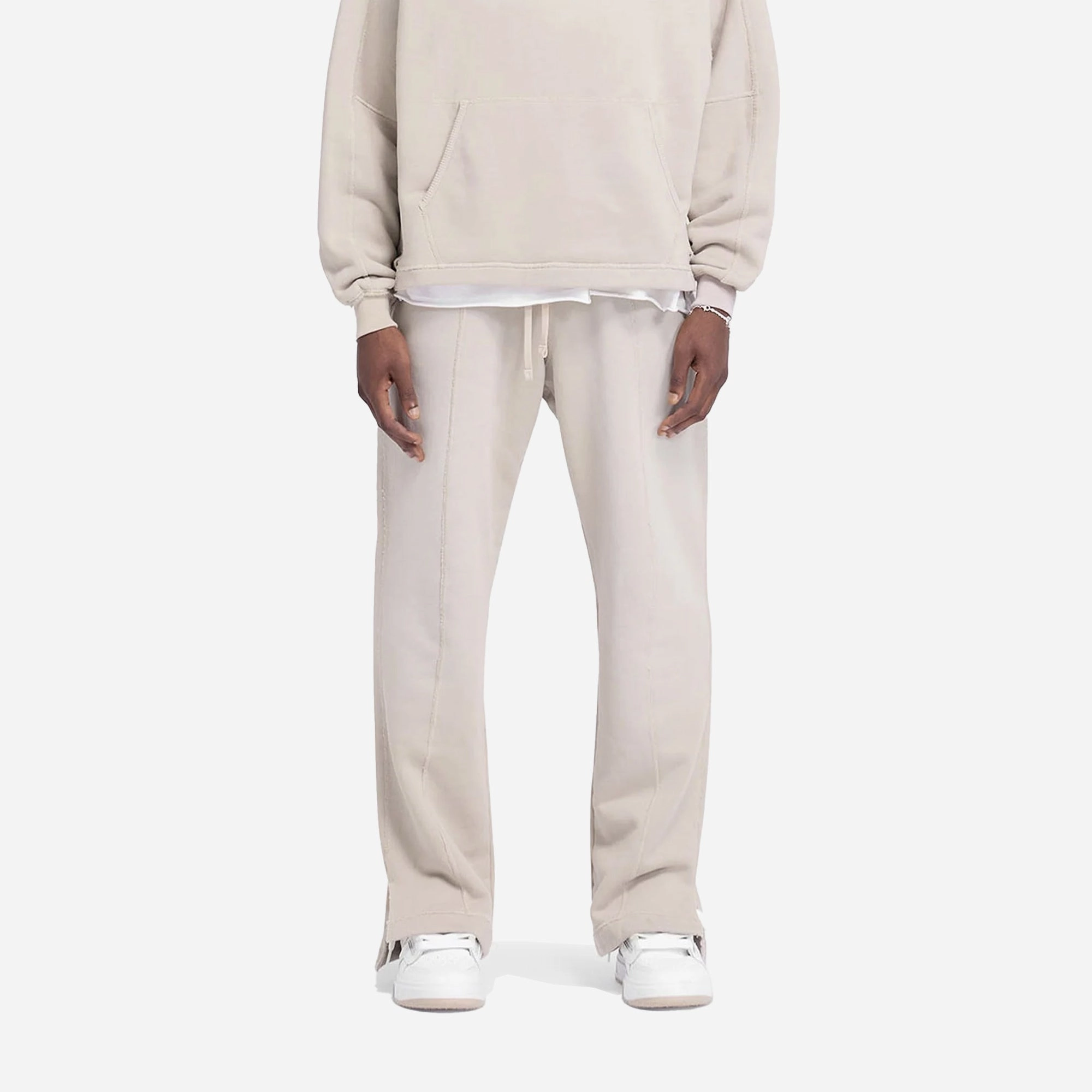 REPRESENT | STEPPED HEM SWEATPANTS { OAT AntiStatic Treatment