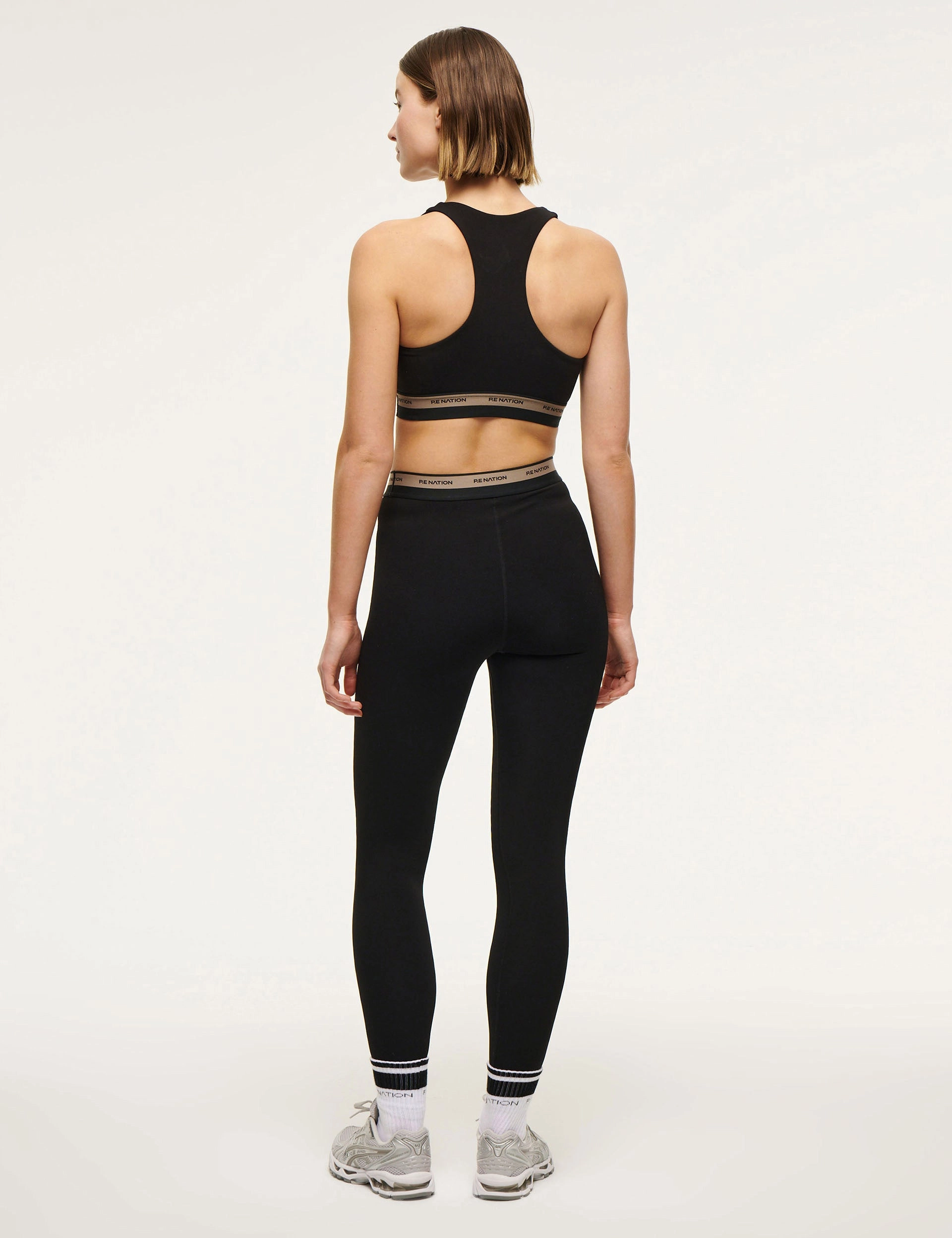 Avant Full Length Legging - Black Work Commute Breathable Fabric
