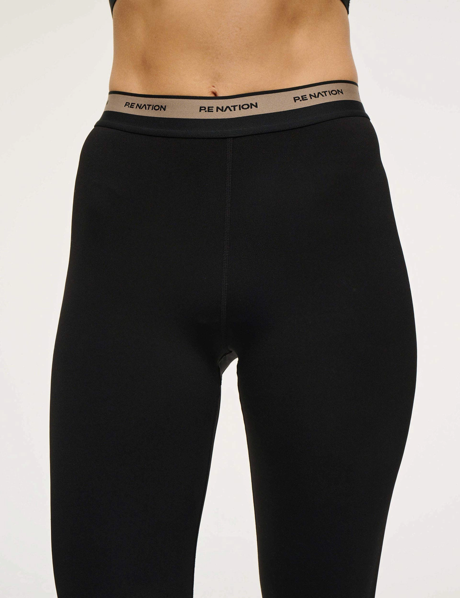 Avant Full Length Legging - Black Weekend Trip Minimalist Style Layered Paneling