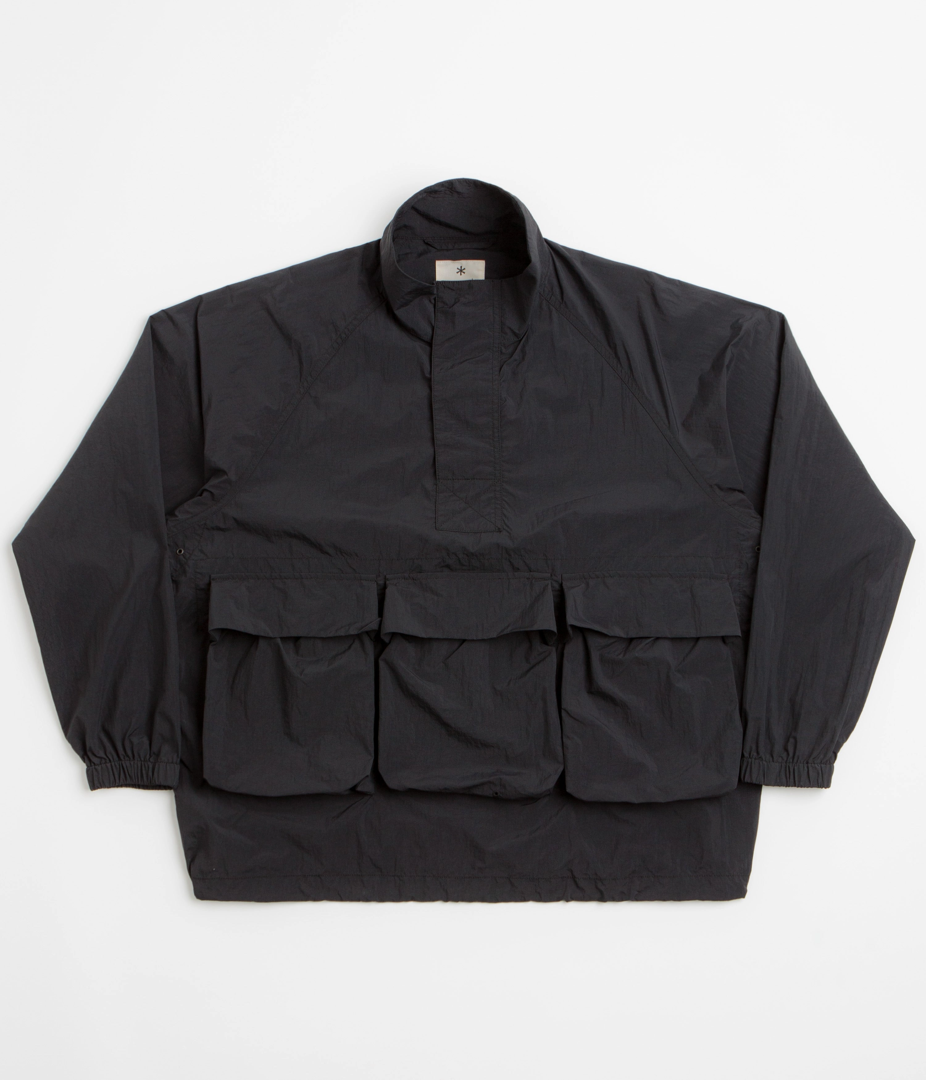 Disseminate Snow Peak Nylon Tussah Anorak - Black