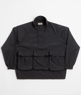Disseminate Snow Peak Nylon Tussah Anorak - Black