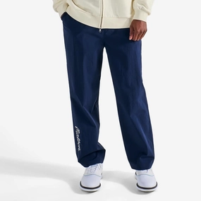 SmoothZipClosure Magnolia Pleated Trousers Navy