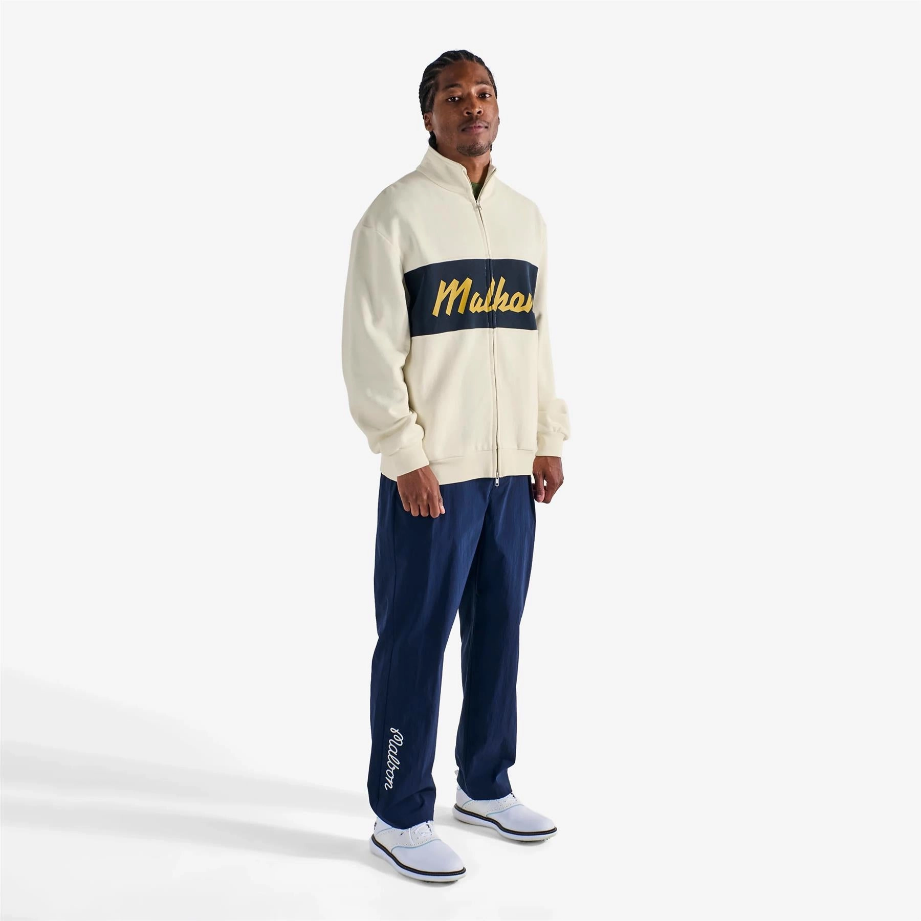 Move Comfort Magnolia Pleated Trousers Navy