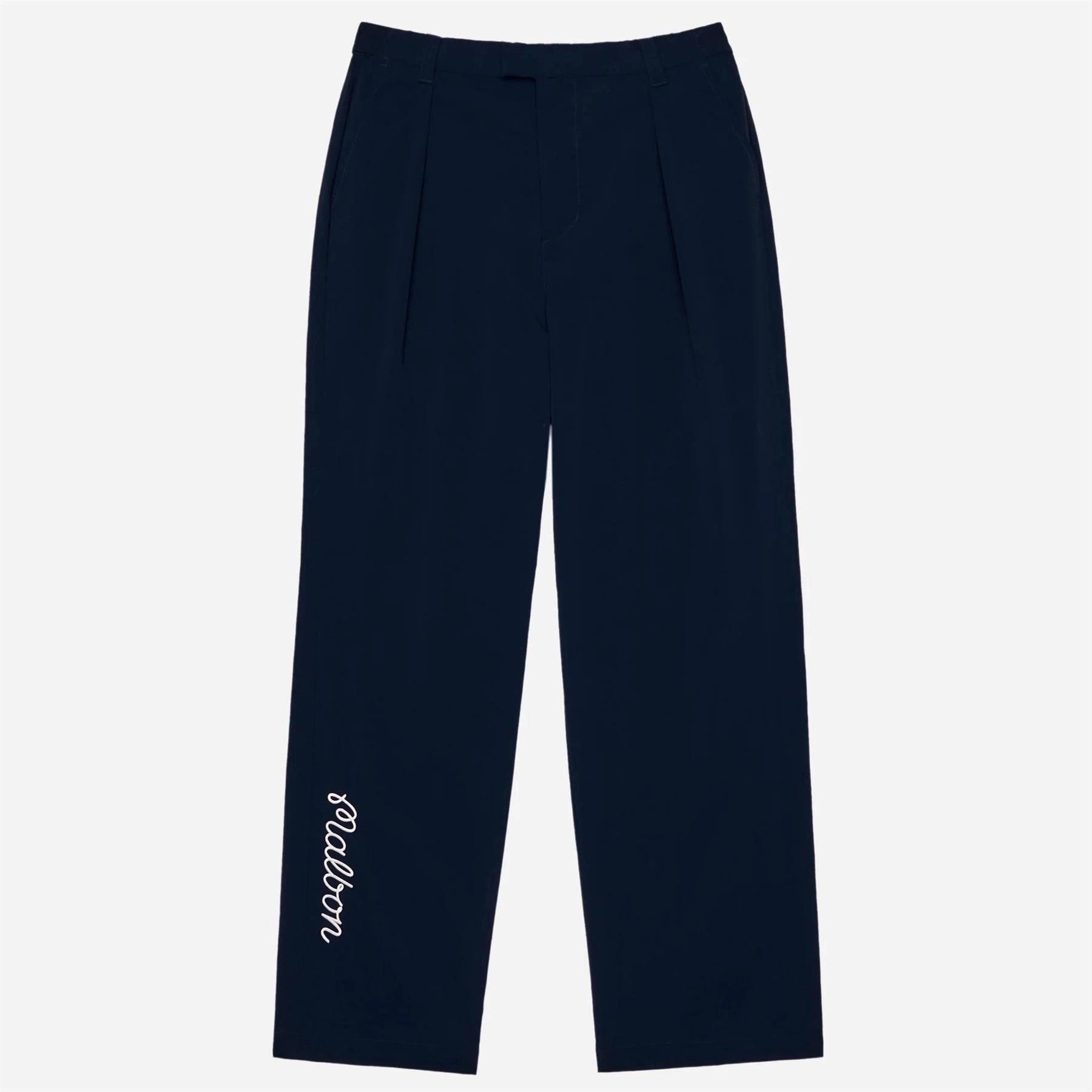 Magnolia Pleated Trousers Navy Quick Move