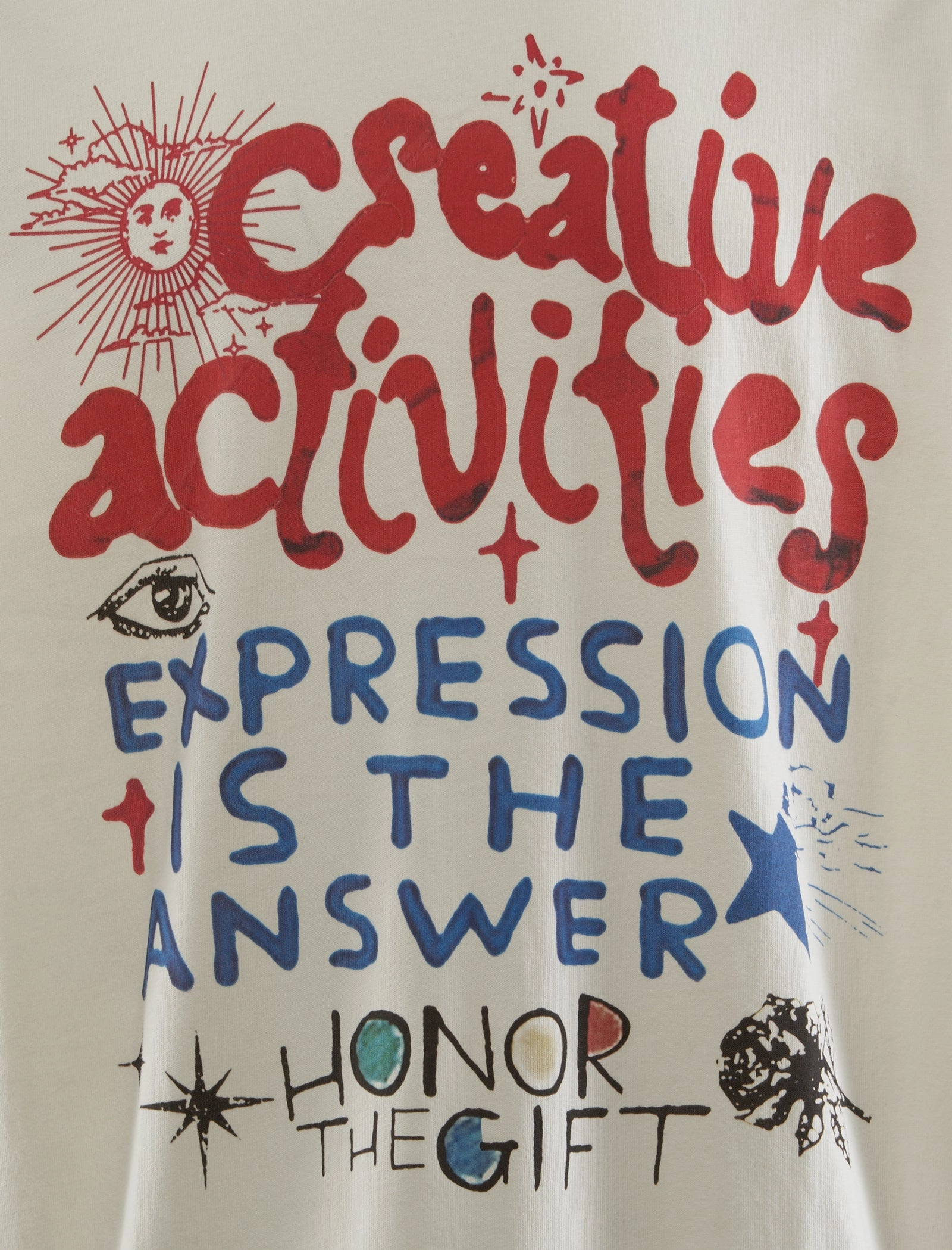 CREATIVE ACTIVITIES TEE DoubleNeedle Stitching