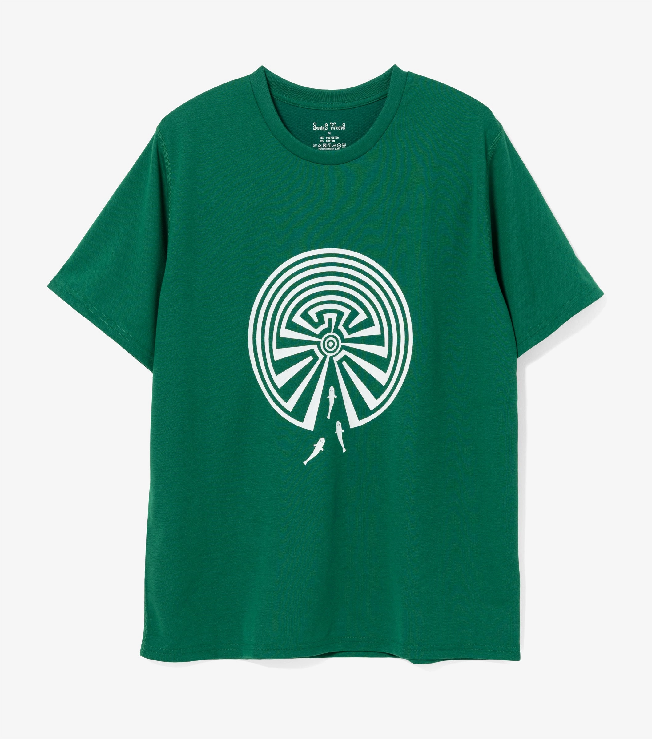 RibbedTrims All Day Comfort Crew Neck Tee (Green)