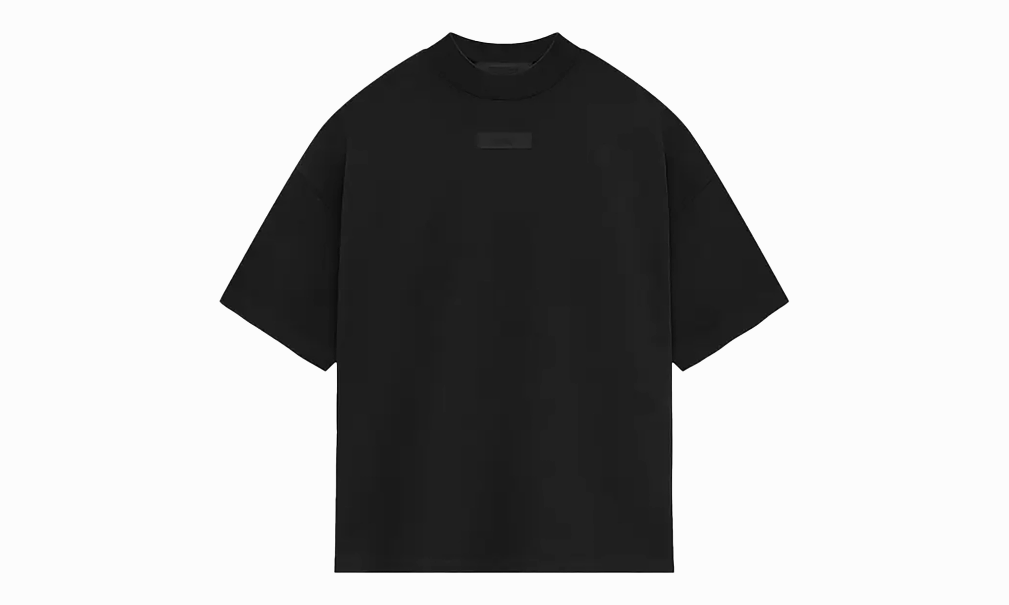 Crewneck T Shirt II "Jet Black" ShapeRetentionCloth Minimal Mood