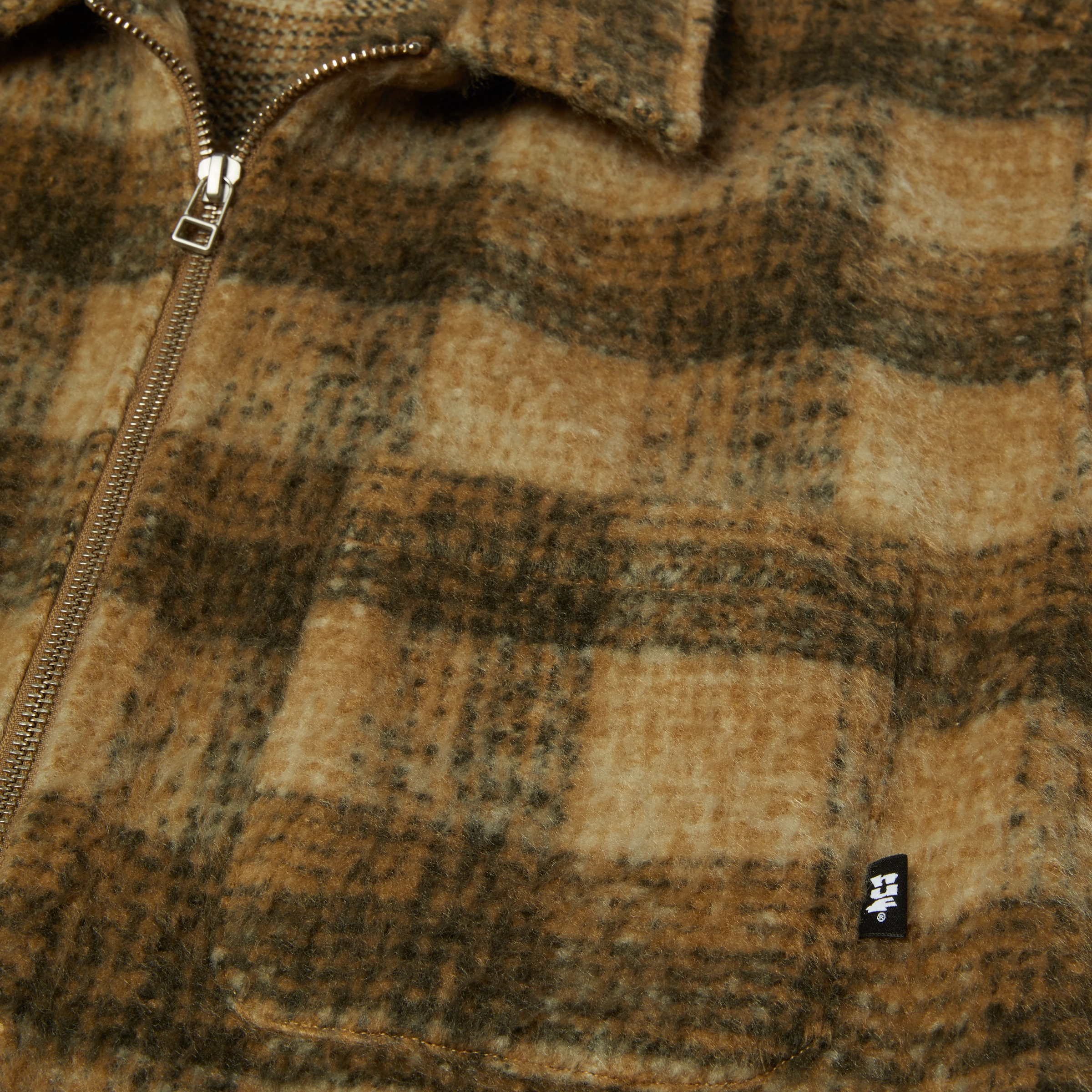 Huf Megablast Plaid Jacket Reversible Dual Layer Outdoor Activity