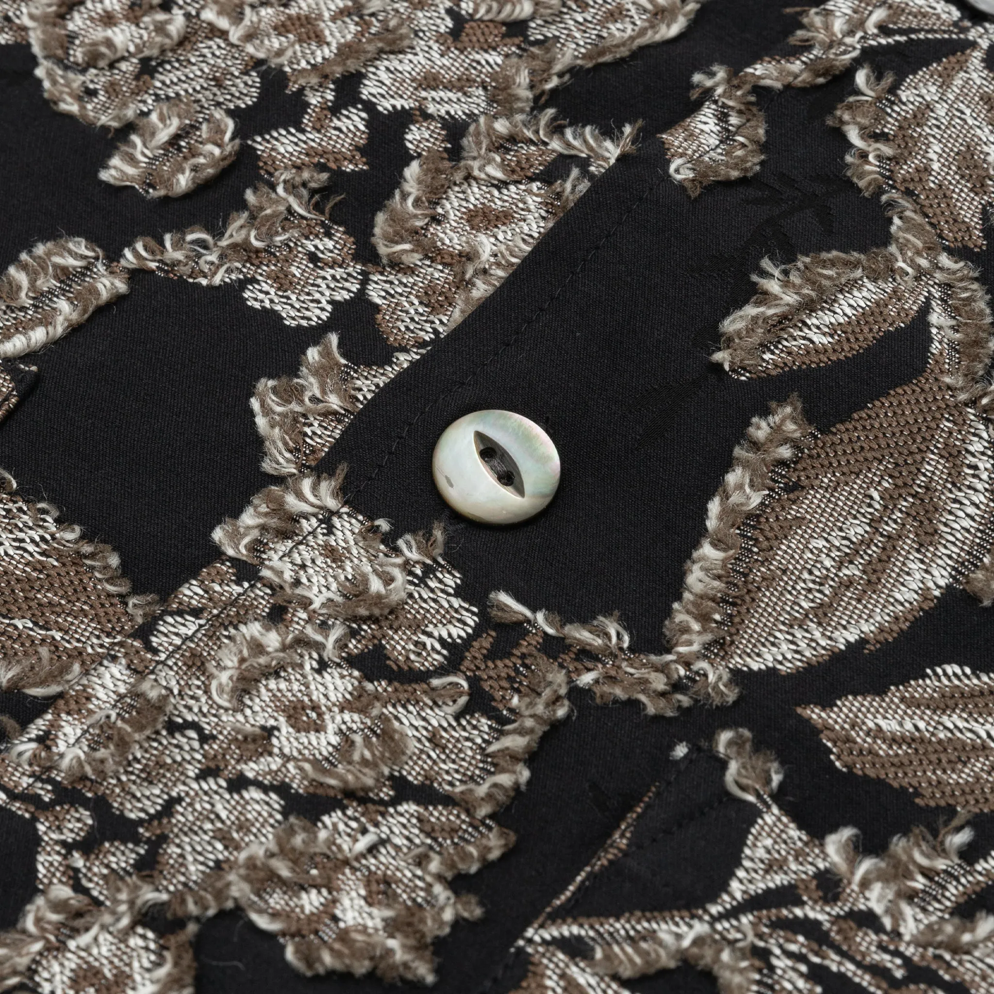 FLOWER CUT JACQUARD CABANA SHIRT Year-Round Wear