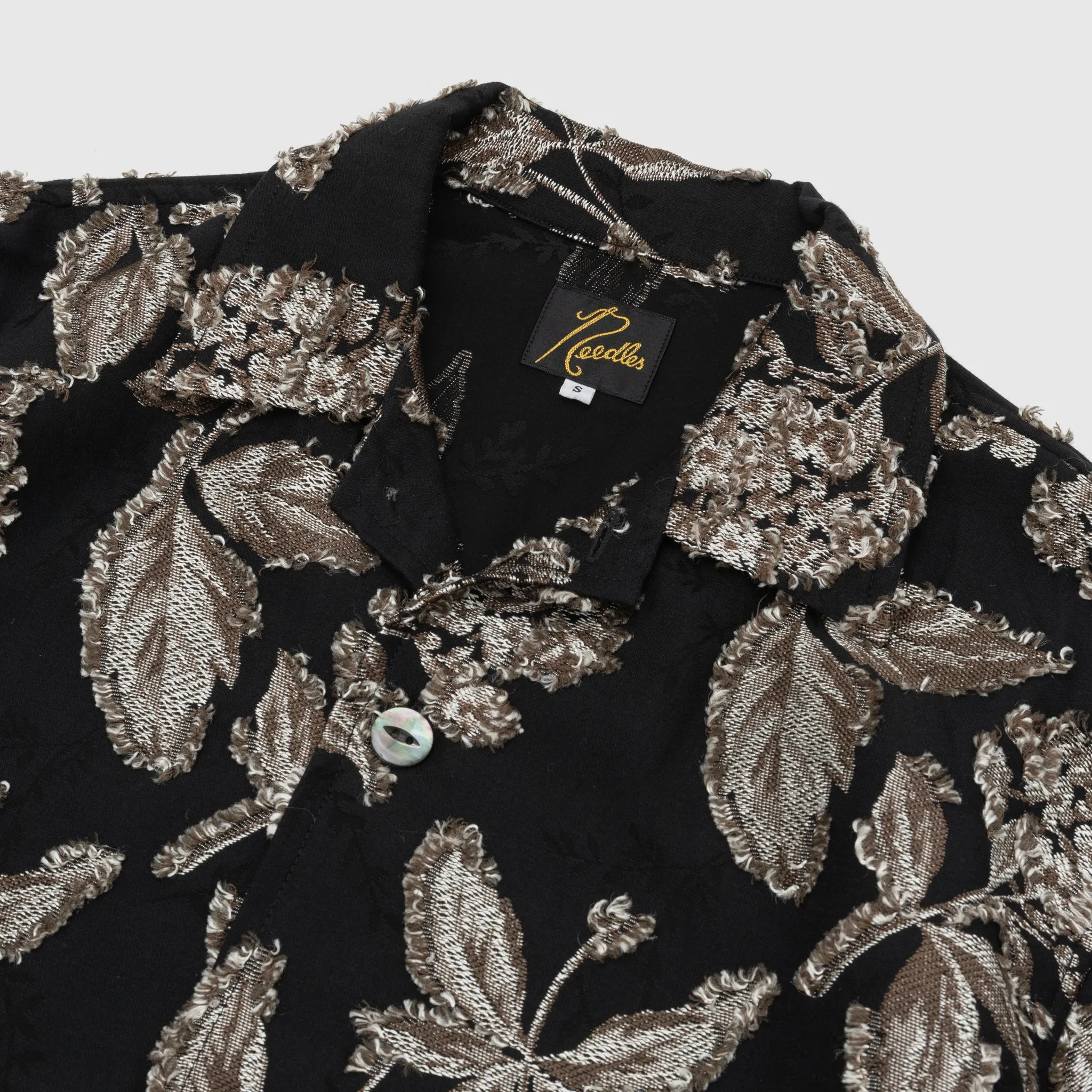 FLOWER CUT JACQUARD CABANA SHIRT Fade Resistant networking event