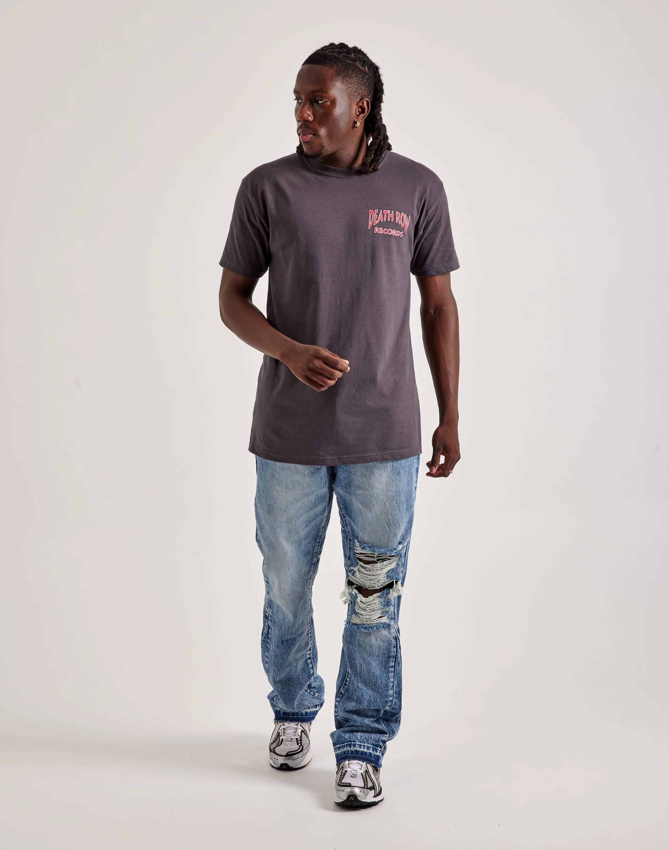 NoSlipWaistband Crooks & Castles Death Row Records Cartoon Chair Tee