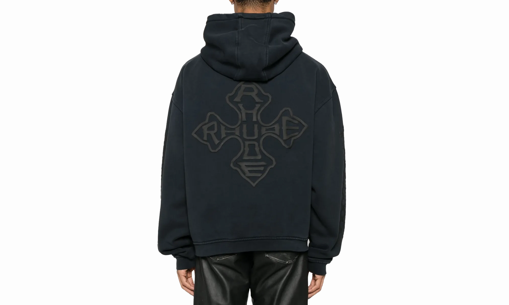 CROSS LOGO HOODIE VTG "Black"