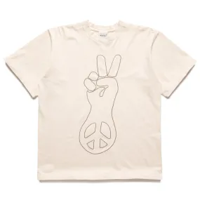 CRTFD Armed With Peace Tee - Natural tunic silhouette classic waist