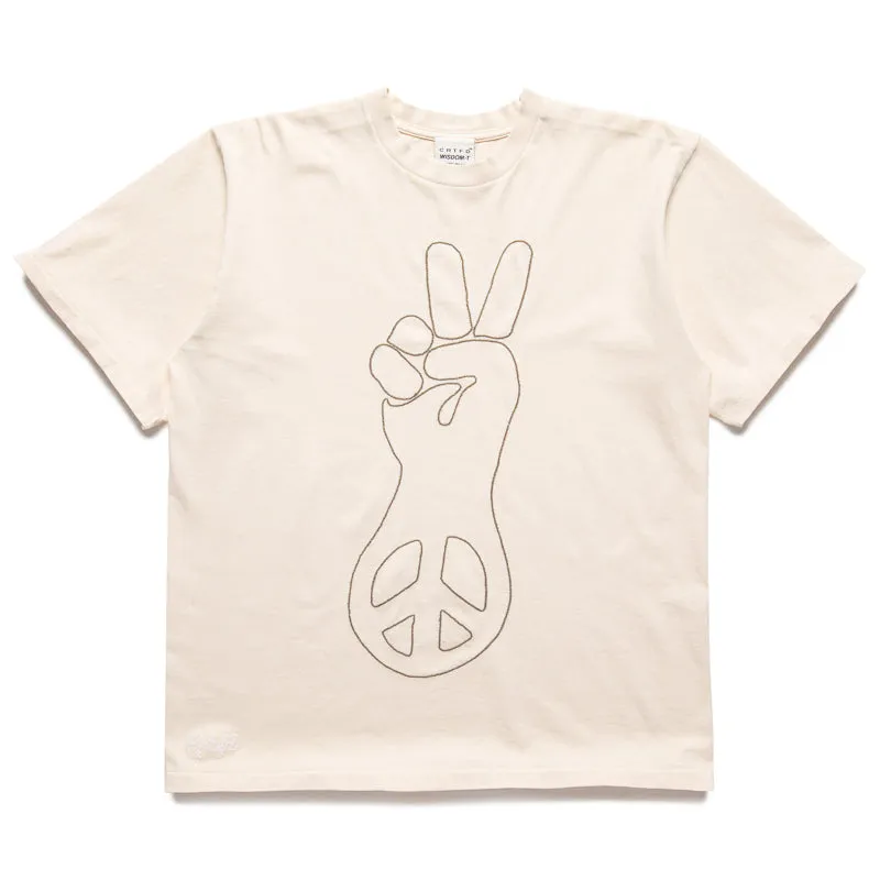 CRTFD Armed With Peace Tee - Natural tunic silhouette classic waist