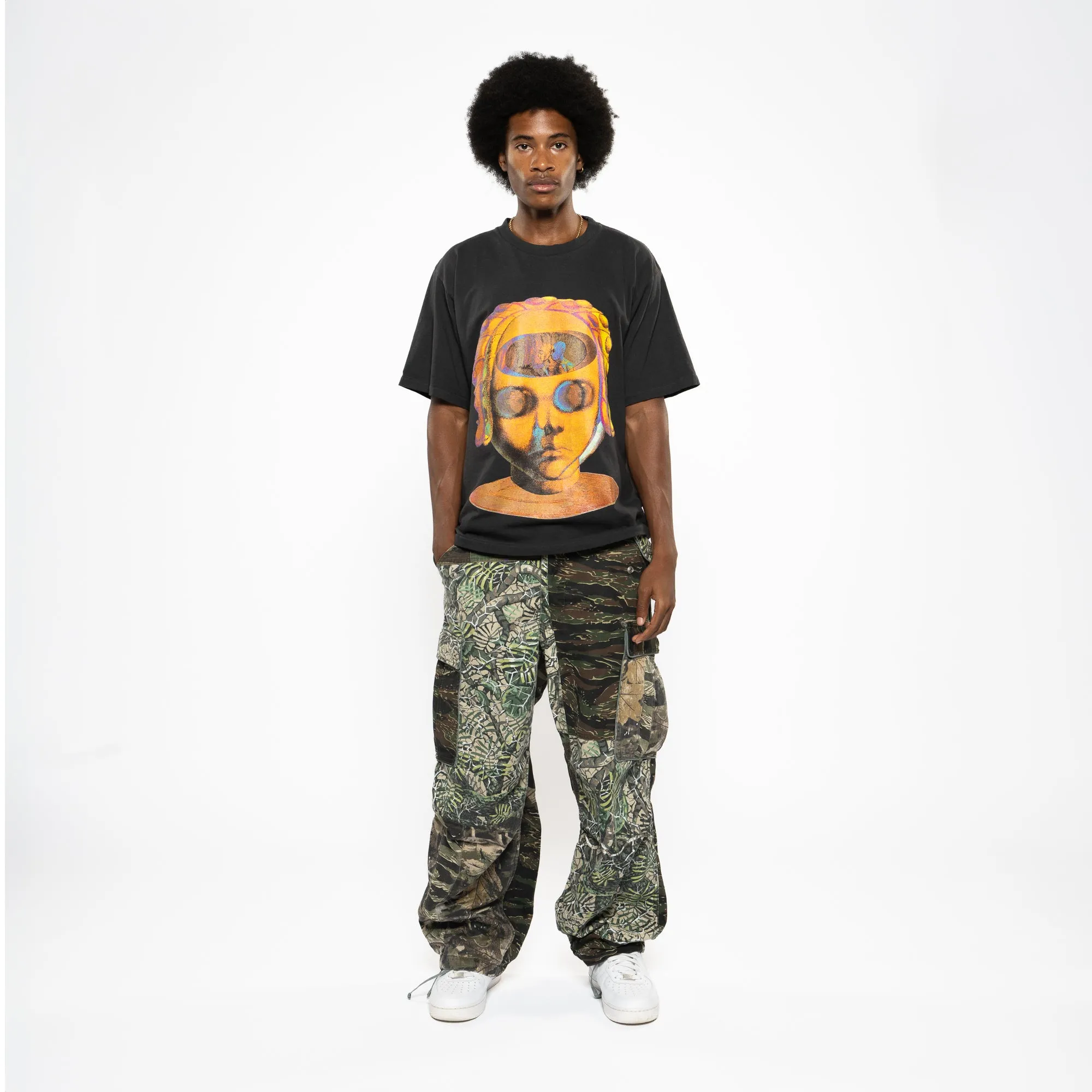 ethnic prints Senior Style CRTFD Full Circle Tee - Vintage Black